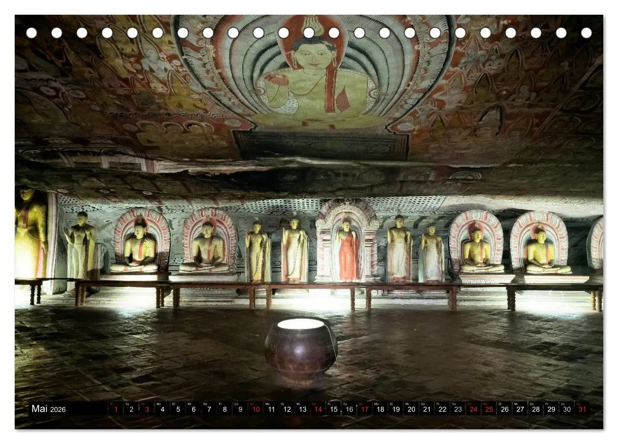 Bild: 9783457987018 | Sri Lanka - Highlights (Tischkalender 2026 DIN A5 quer), CALVENDO...