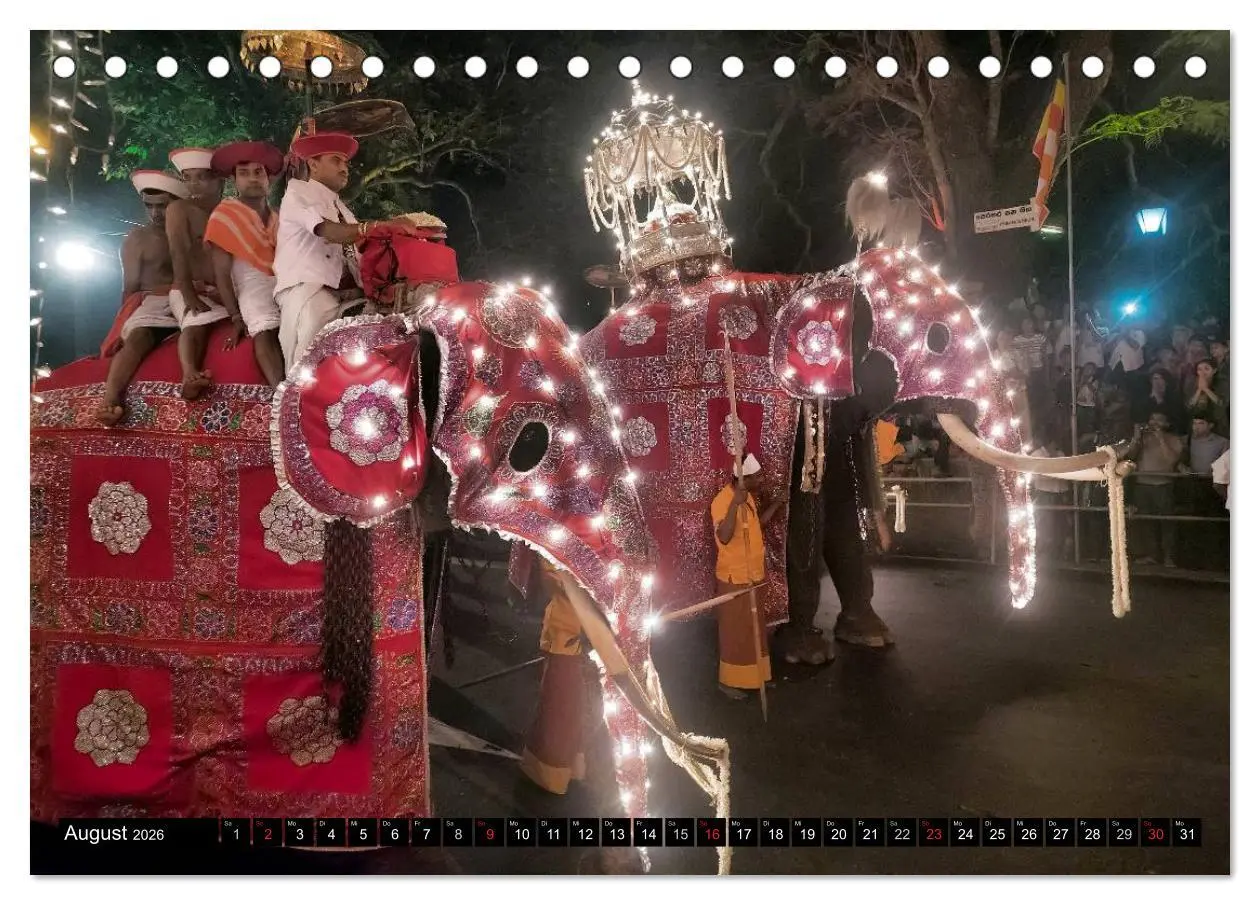Bild: 9783457987018 | Sri Lanka - Highlights (Tischkalender 2026 DIN A5 quer), CALVENDO...