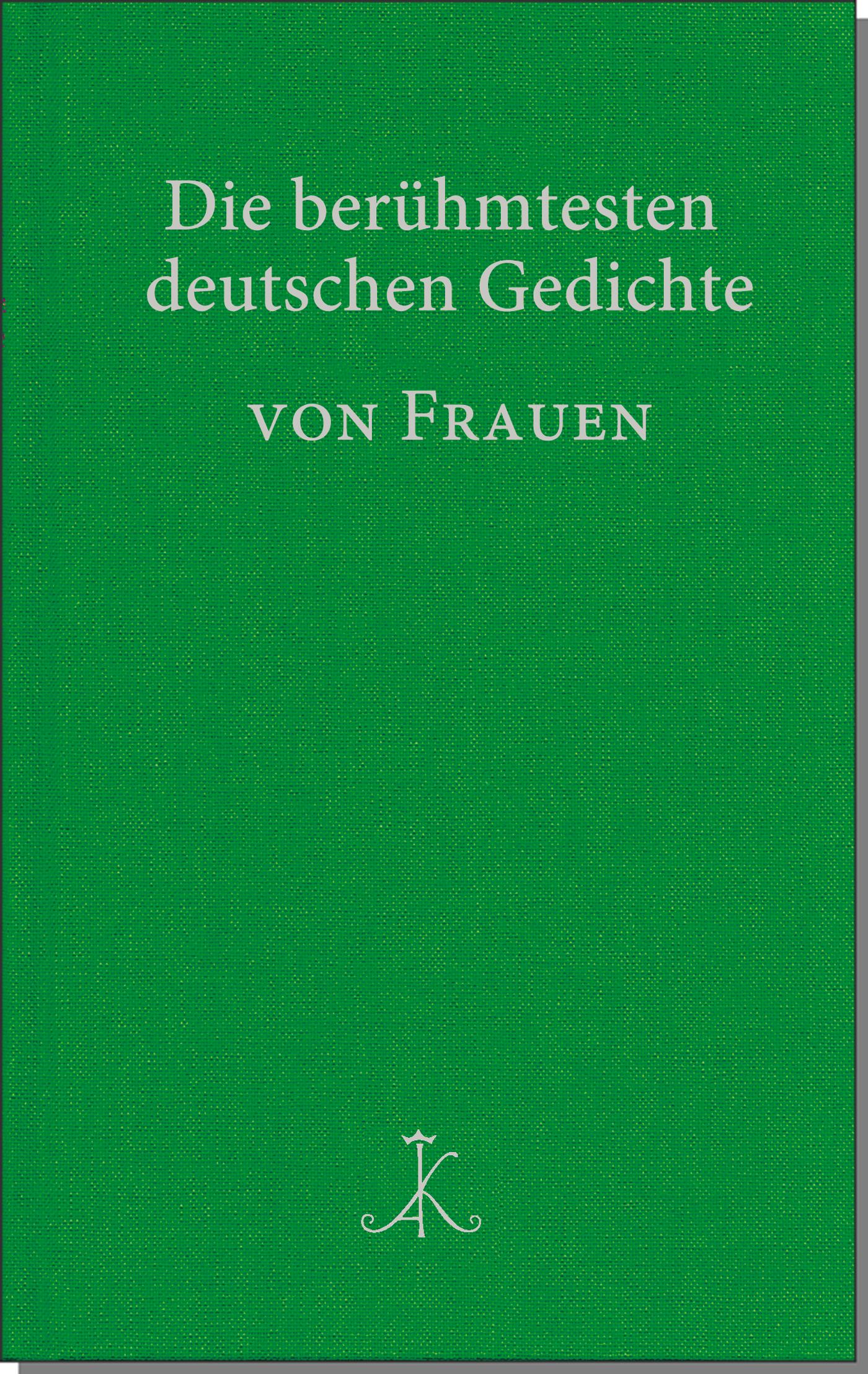 Cover: 9783520867018 | Die berühmtesten deutschen Gedichte von Frauen | Möhrmann (u. a.)