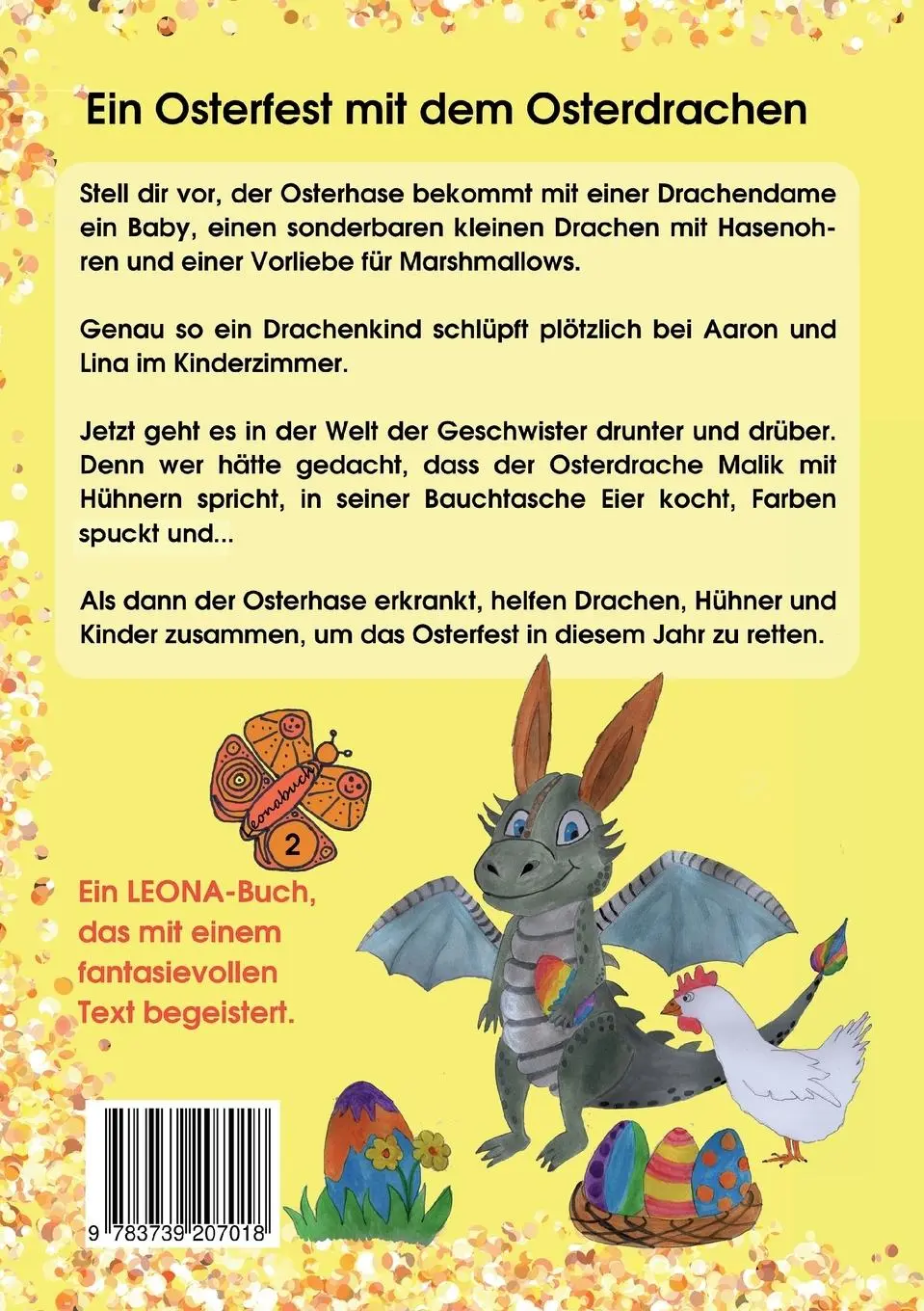 Rückseite: 9783739207018 | Malik, der Osterdrache | Verena Herleth | Taschenbuch | 148 S. | 2023