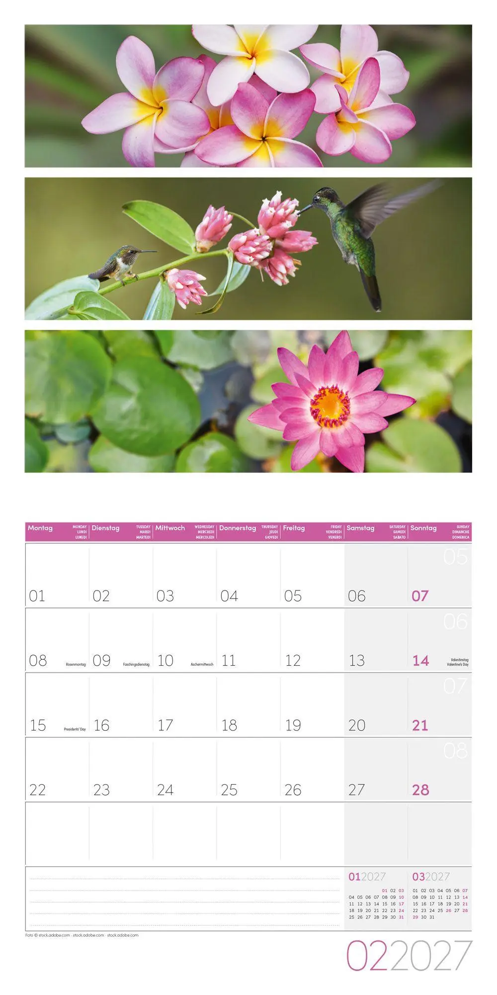 Bild: 9783838447018 | Colours of Nature Kalender 2027 - 30x30 - Art12 | GmbH | Kalender