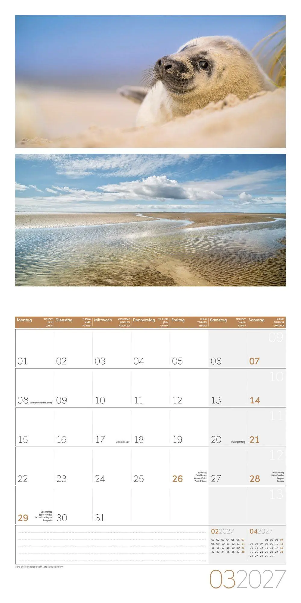 Bild: 9783838447018 | Colours of Nature Kalender 2027 - 30x30 - Art12 | GmbH | Kalender