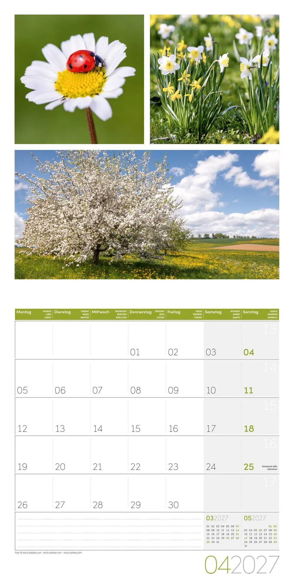 Bild: 9783838447018 | Colours of Nature Kalender 2027 - 30x30 - Art12 | GmbH | Kalender