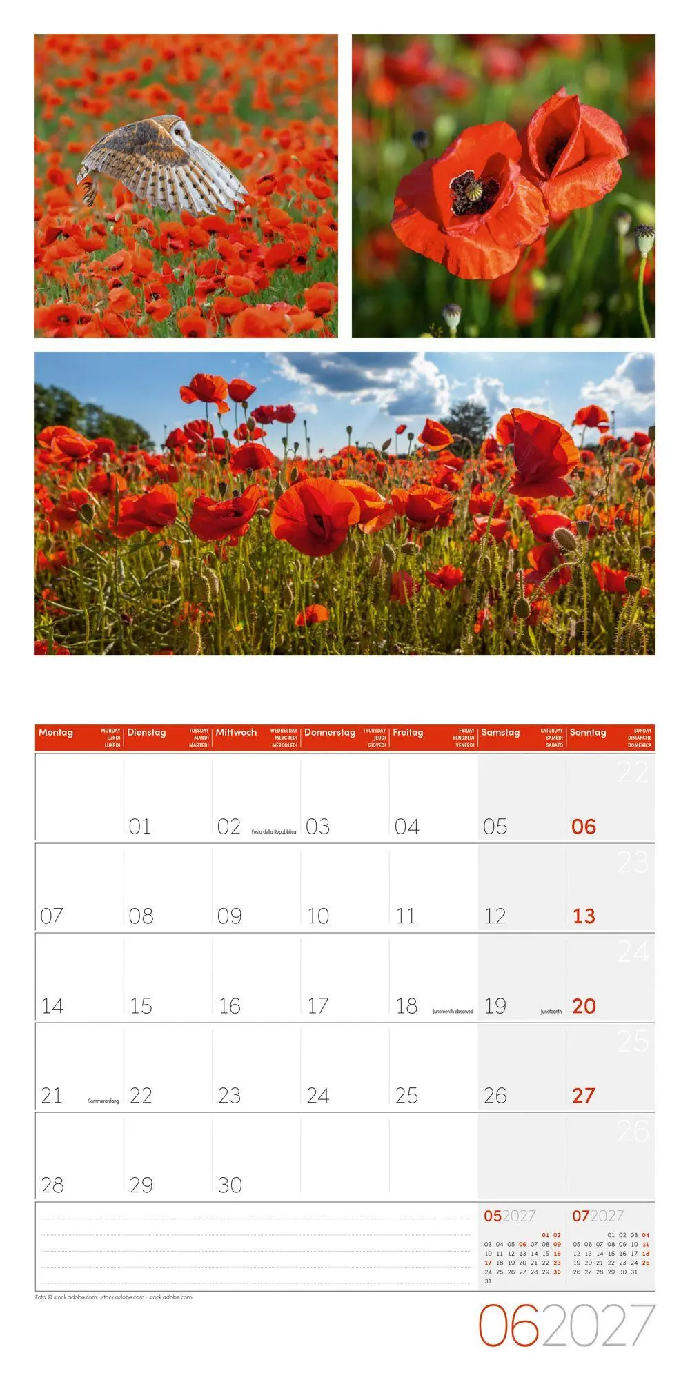Bild: 9783838447018 | Colours of Nature Kalender 2027 - 30x30 - Art12 | GmbH | Kalender