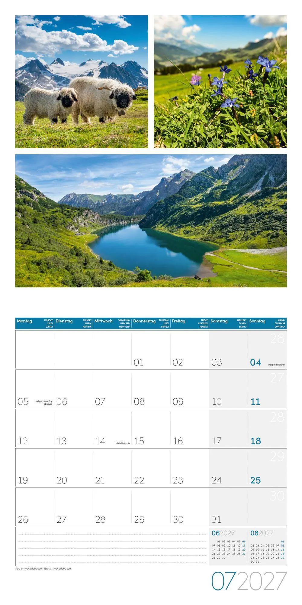 Bild: 9783838447018 | Colours of Nature Kalender 2027 - 30x30 - Art12 | GmbH | Kalender