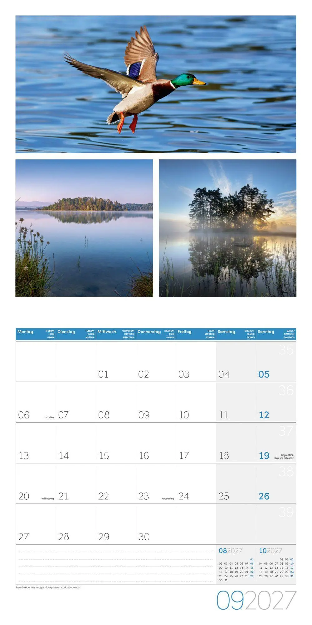 Bild: 9783838447018 | Colours of Nature Kalender 2027 - 30x30 - Art12 | GmbH | Kalender