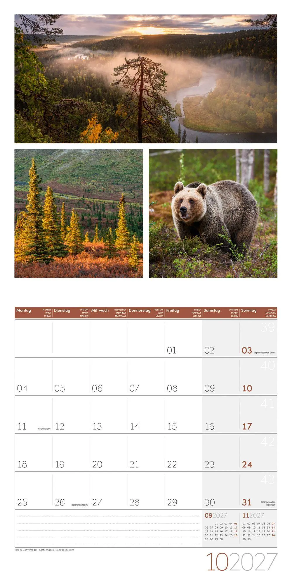 Bild: 9783838447018 | Colours of Nature Kalender 2027 - 30x30 - Art12 | GmbH | Kalender