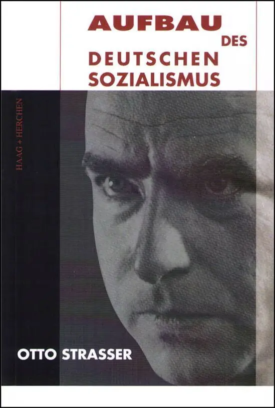 Cover: 9783898467018 | Aufbau des deutschen Sozialismus | Otto Strasser | Taschenbuch | 2013