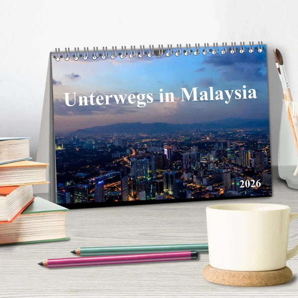 Bild: 9783516067118 | Unterwegs in Malaysia (Tischkalender 2026 DIN A5 quer), CALVENDO...