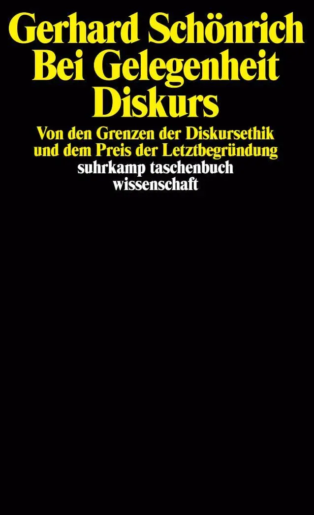 Cover: 9783518287118 | Bei Gelegenheit Diskurs | Gerhard Schönrich | Taschenbuch | 187 S.