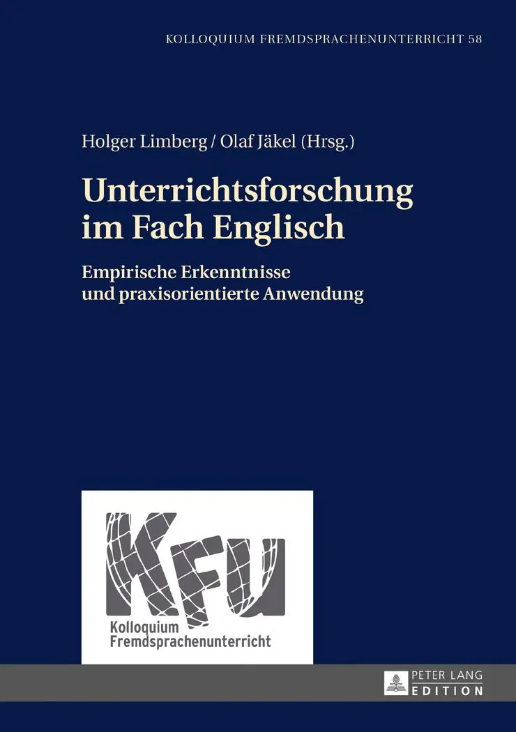 Cover: 9783631667118 | Unterrichtsforschung im Fach Englisch | Olaf Jäkel (u. a.) | Buch