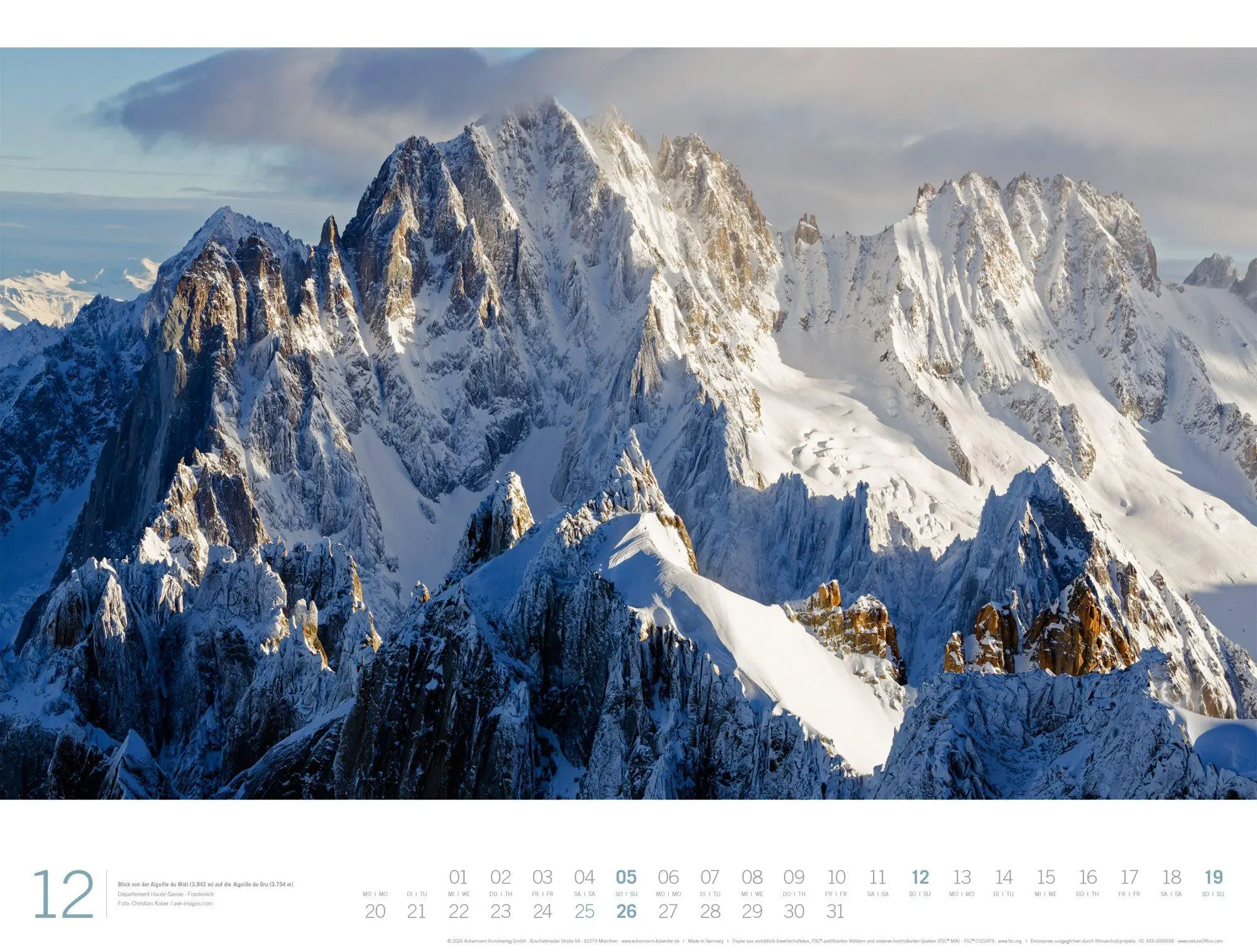 Bild: 9783838437118 | Alpen Gallery Kalender 2027 | Ackermann Kunstverlag GmbH | Kalender