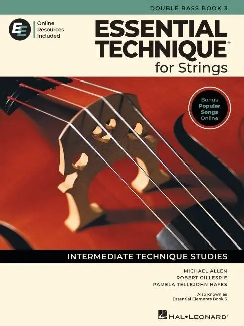 Cover: 9798350137118 | Essential Technique for Strings - Double Bass Book 3 with Online...