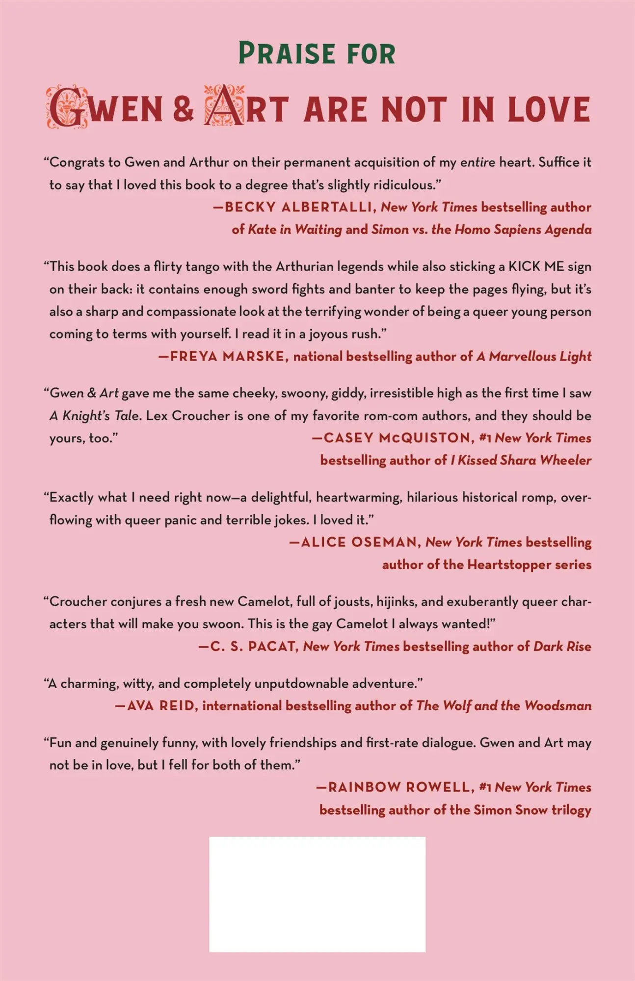 Rückseite: 9781250847218 | Gwen &amp; Art Are Not in Love | Lex Croucher | Buch | Gebunden | Englisch