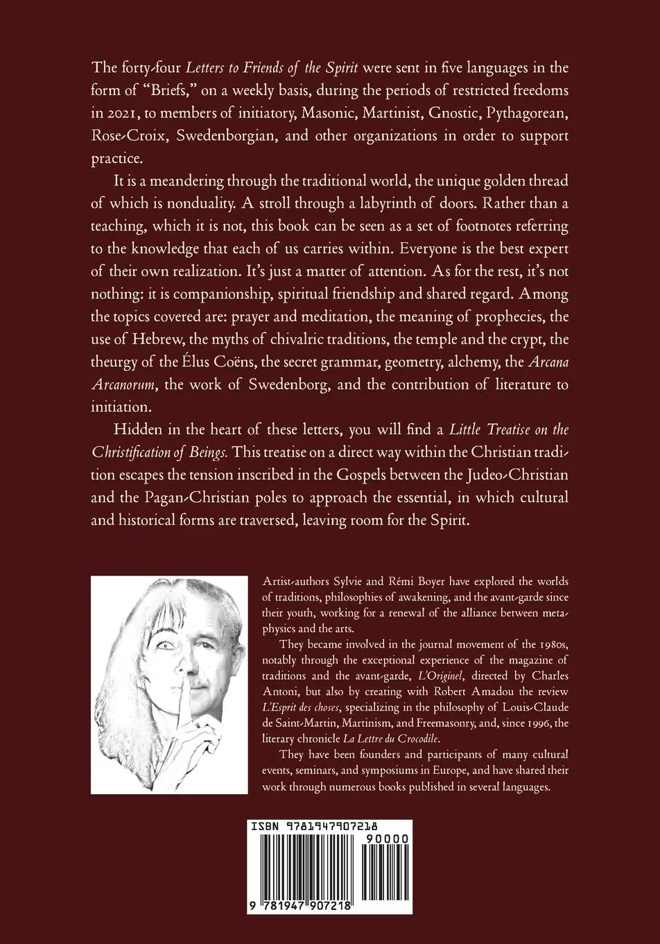 Rückseite: 9781947907218 | Letters to Friends of the Spirit | Martinist Views &amp; Others | Buch