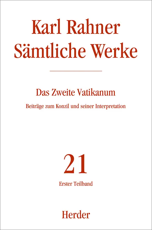 Cover: 9783451237218 | Karl Rahner Sämtliche Werke. Teilbd.1 | Karl Rahner | Buch | 624 S.