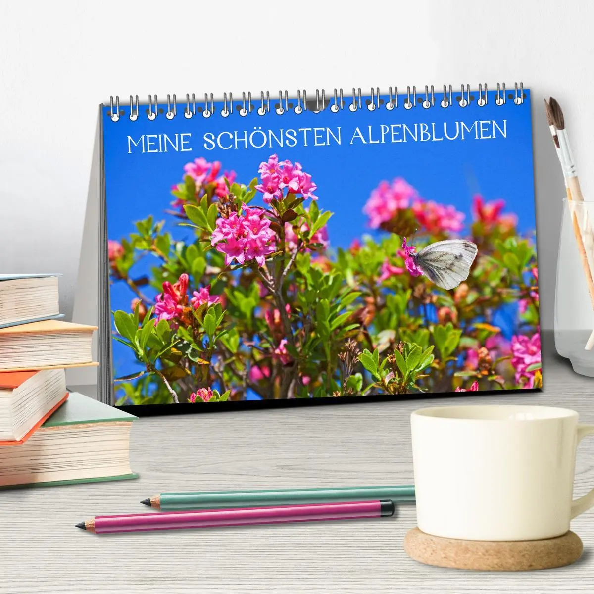 Bild: 9783457277218 | Meine schönsten Alpenblumen (Tischkalender 2026 DIN A5 quer),...