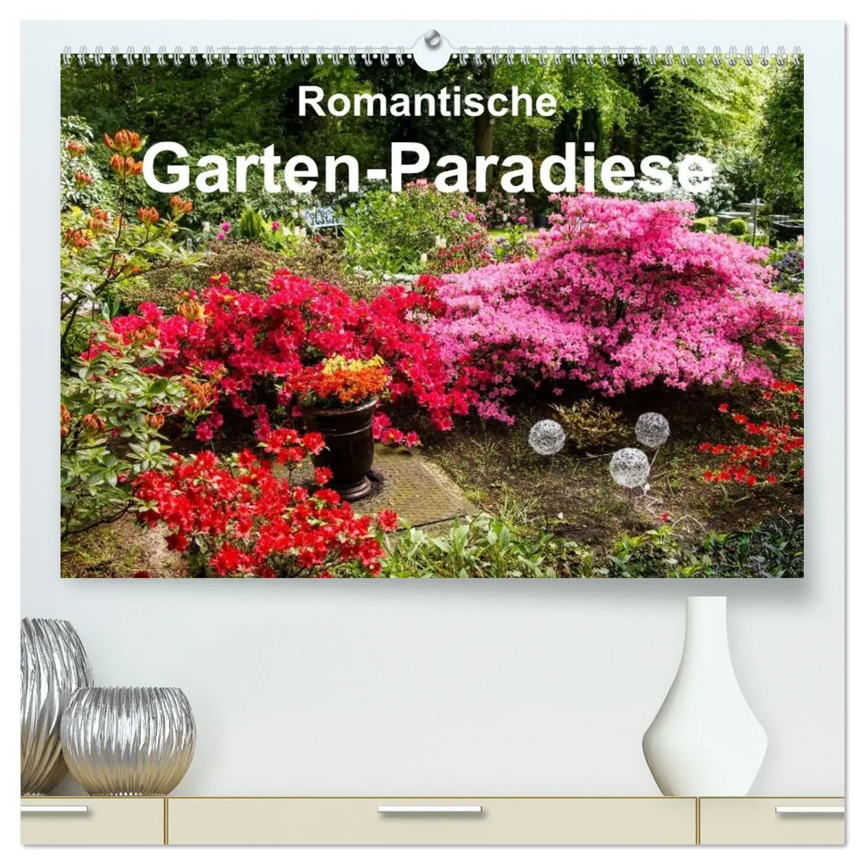 Cover: 9783516057218 | Romantische Garten-Paradiese (hochwertiger Premium Wandkalender...