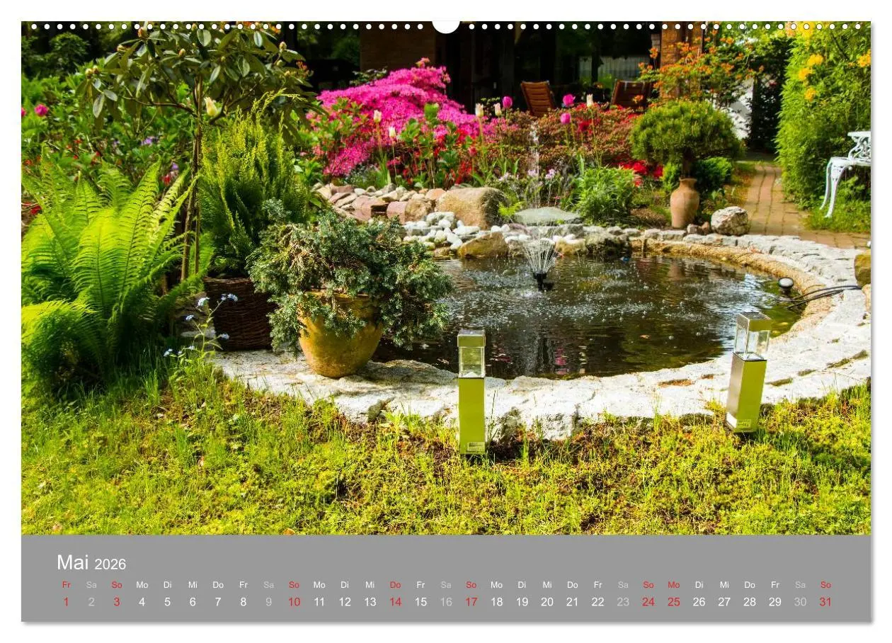 Bild: 9783516057218 | Romantische Garten-Paradiese (hochwertiger Premium Wandkalender...