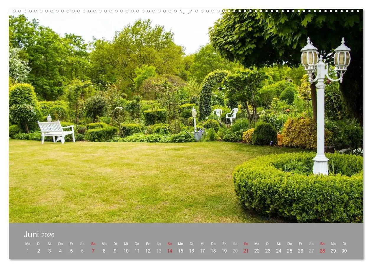 Bild: 9783516057218 | Romantische Garten-Paradiese (hochwertiger Premium Wandkalender...