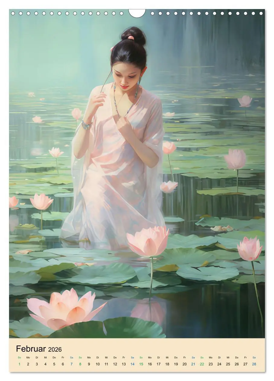 Bild: 9783516297218 | Impressionistische Bilder im Asienstil (Wandkalender 2026 DIN A3...