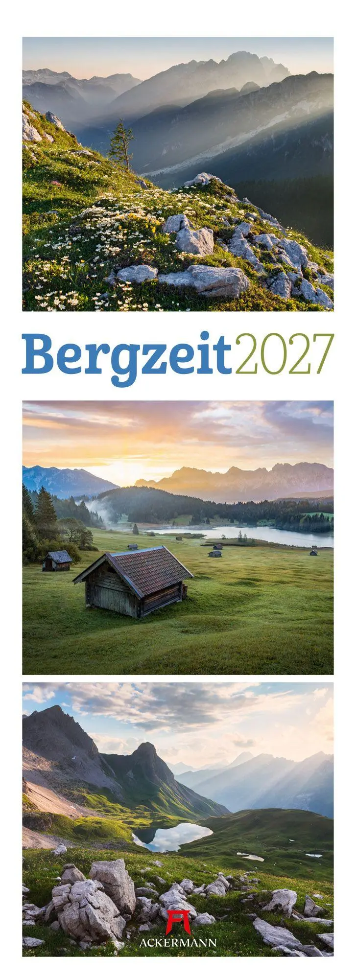 Cover: 9783838427218 | Bergzeit Triplet-Kalender 2027 | Ackermann Kunstverlag GmbH | Kalender
