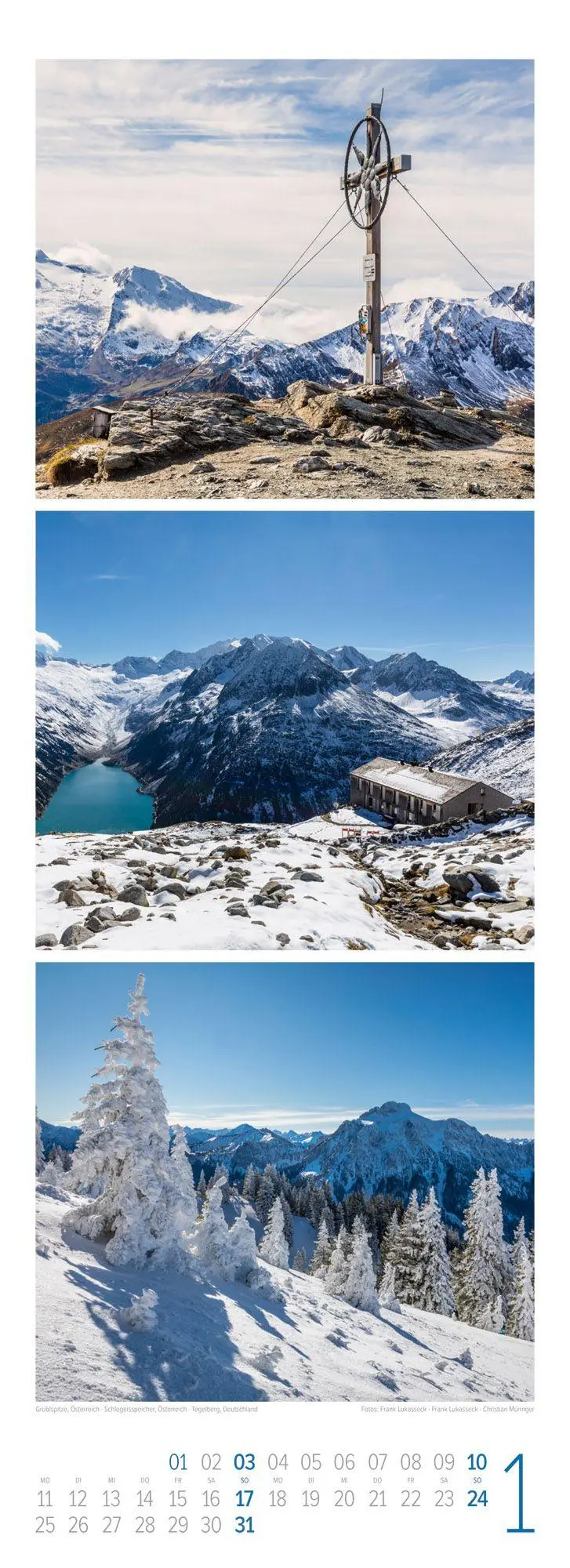 Bild: 9783838427218 | Bergzeit Triplet-Kalender 2027 | Ackermann Kunstverlag GmbH | Kalender