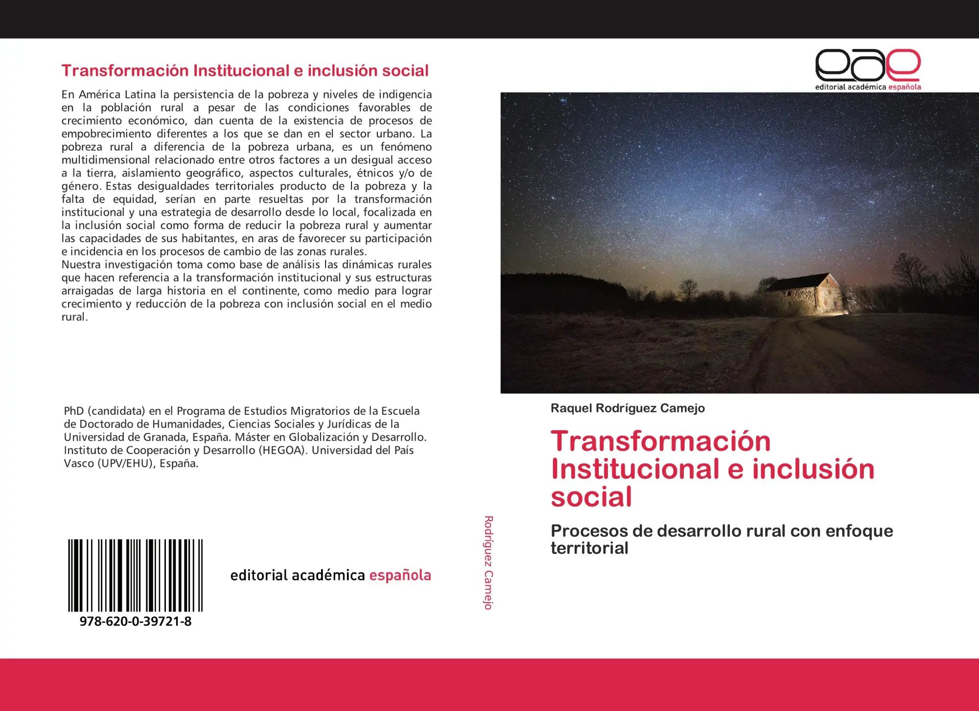 Cover: 9786200397218 | Transformación Institucional e inclusión social | Camejo | Taschenbuch