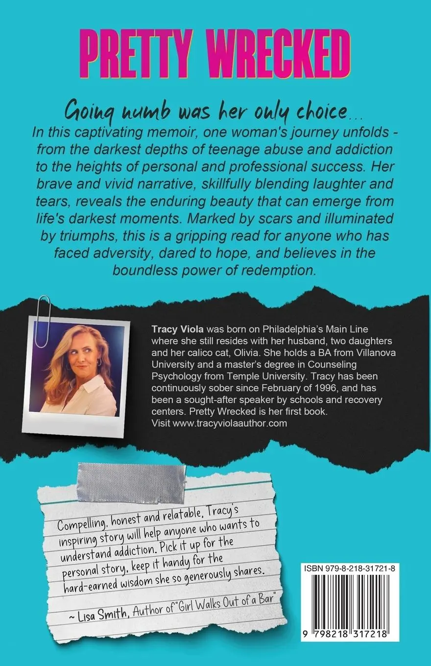 Rückseite: 9798218317218 | Pretty Wrecked | Confessions of a Teen Addict and Her Road to Recovery