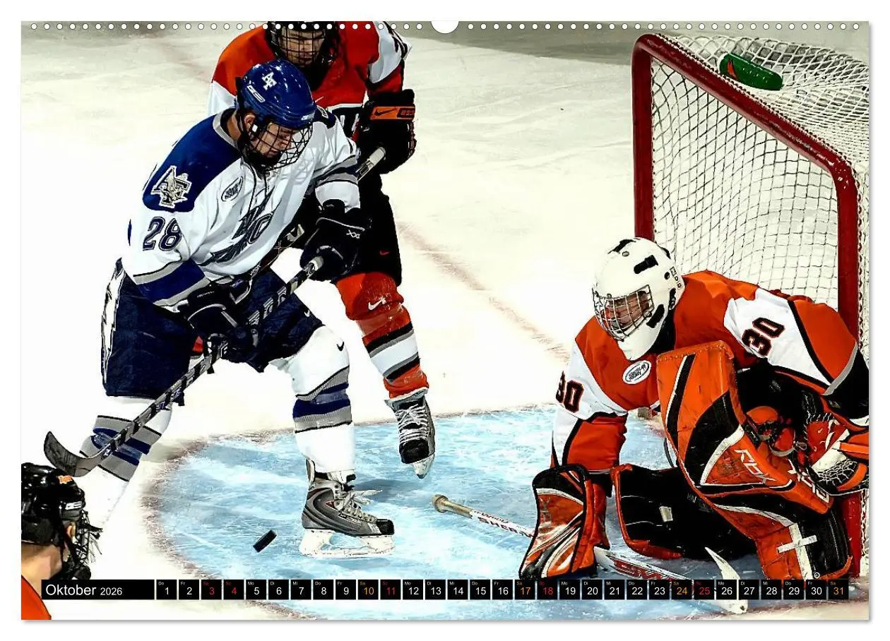 Bild: 9783516047318 | Mit vollem Einsatz - Eishockey (hochwertiger Premium Wandkalender...