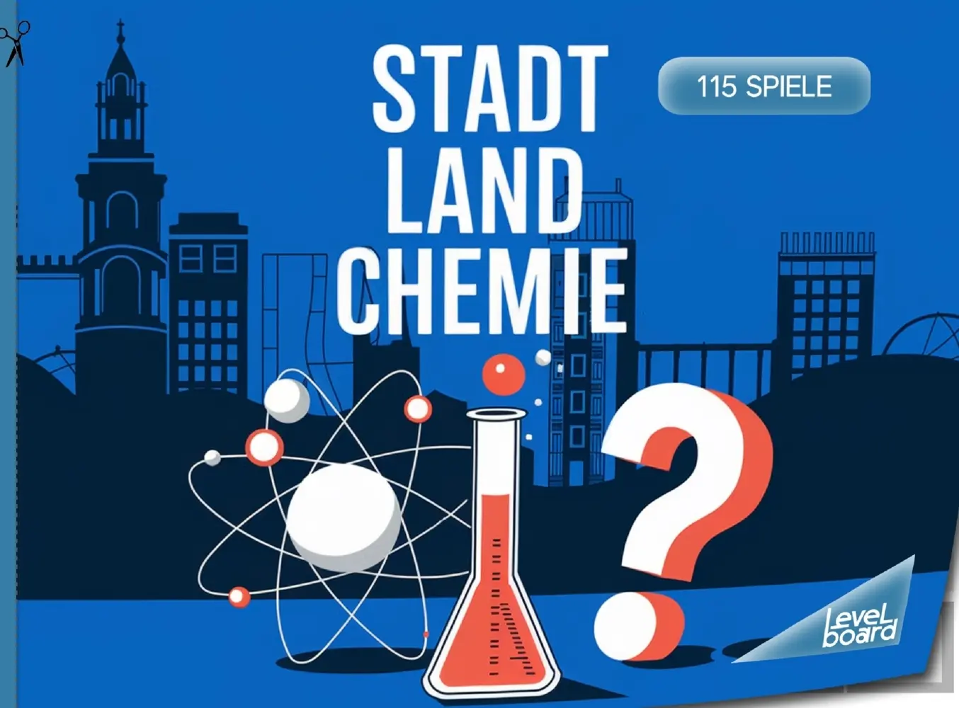 Cover: 9783693197318 | Stadt, Land, Chemie - 115 Spielblöcke | levelBoard Spiele | Buch