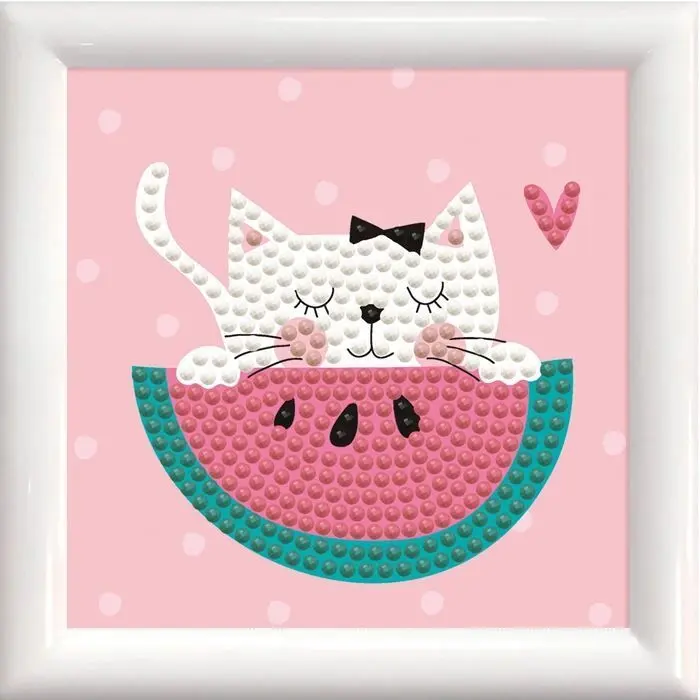 Cover: 4895225927418 | DIAMOND DOTZ - Diamond Painting Mini Wassermelone | Kit (Bastelset)