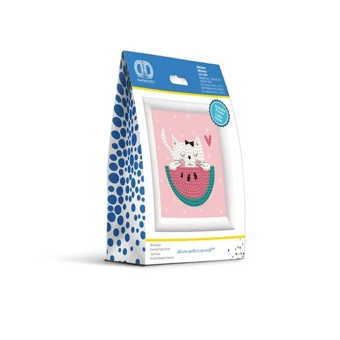 Bild: 4895225927418 | DIAMOND DOTZ - Diamond Painting Mini Wassermelone | Kit (Bastelset)