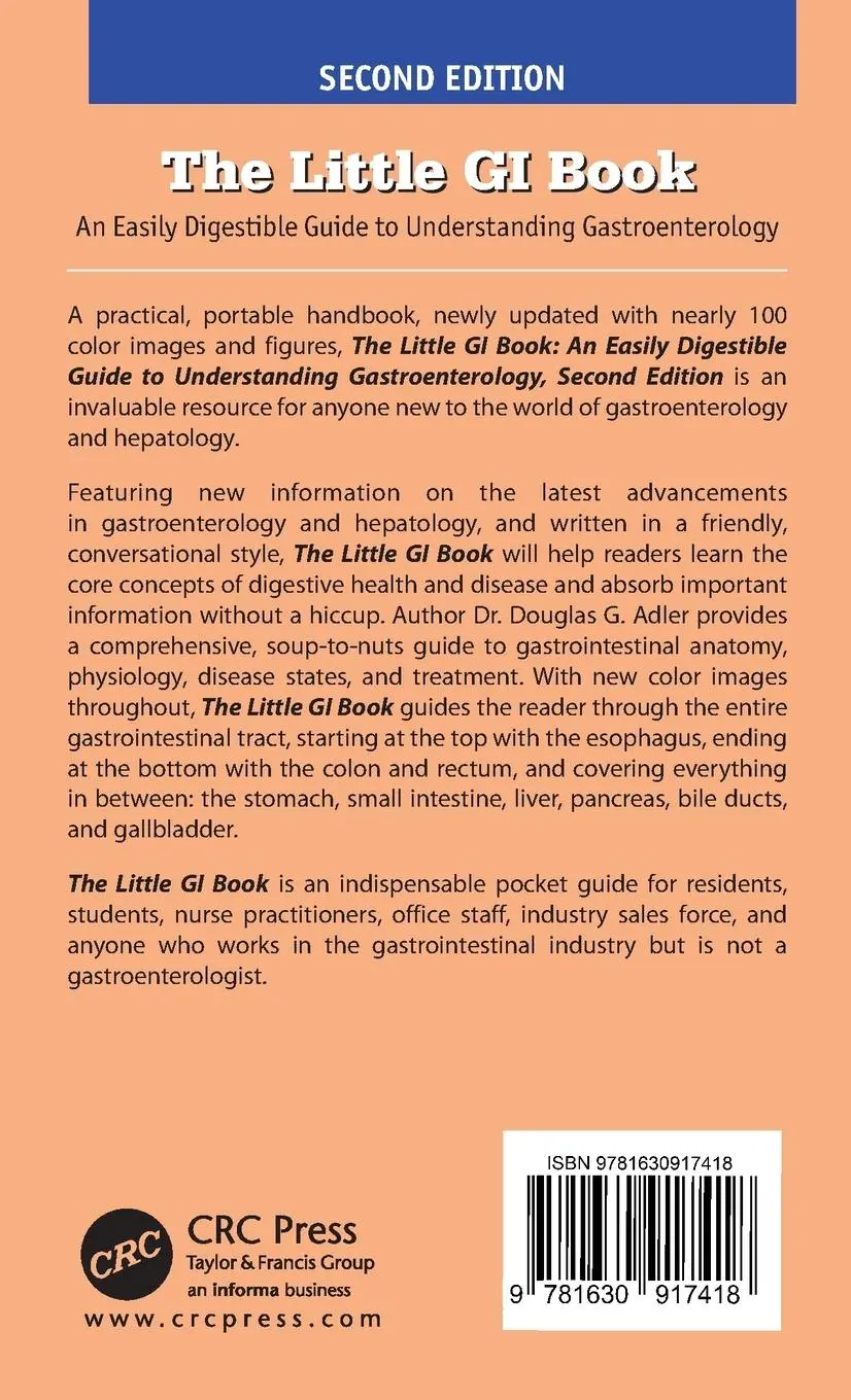 Rückseite: 9781630917418 | The Little GI Book | Douglas Adler | Taschenbuch | Englisch | 2020