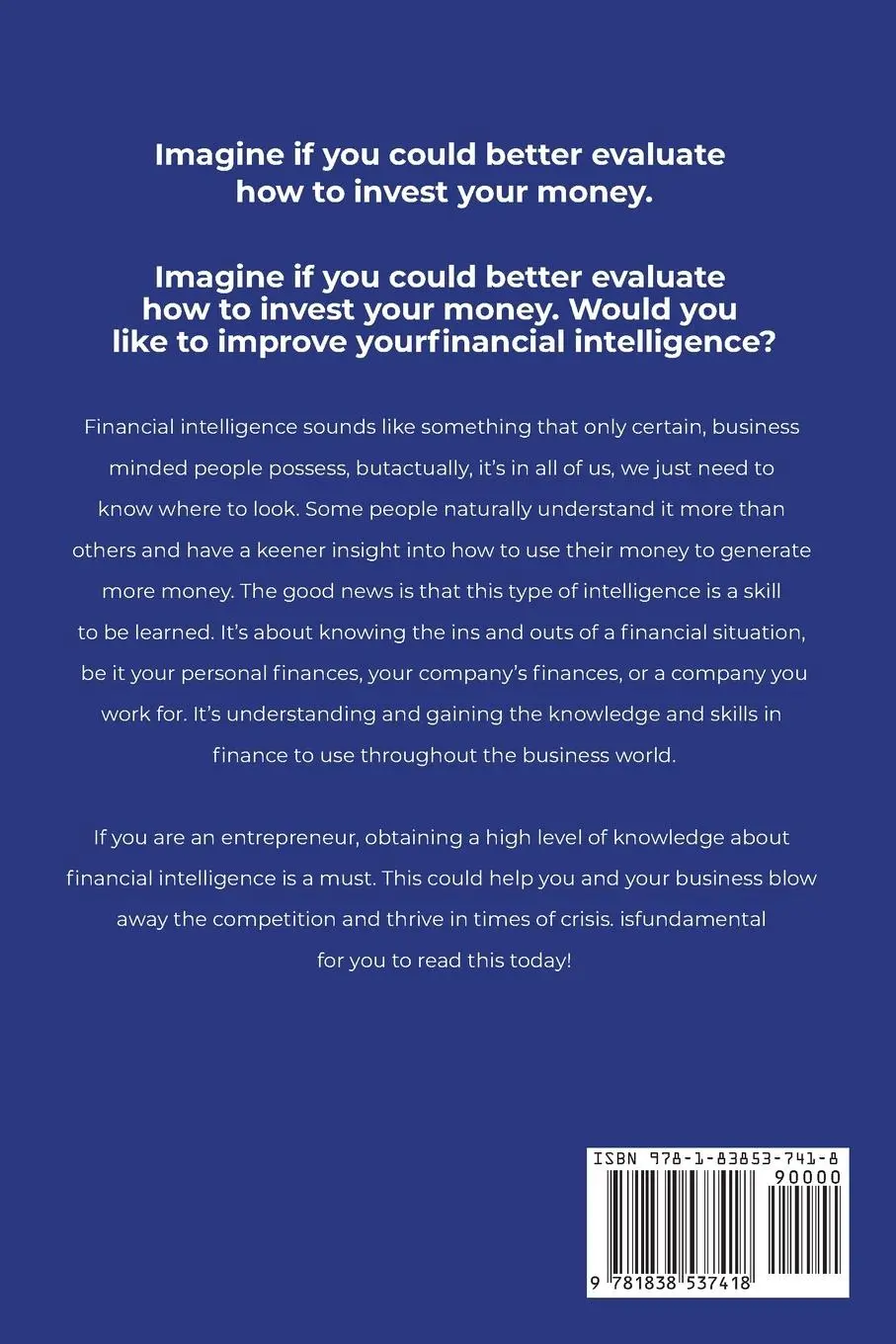 Rückseite: 9781838537418 | Financial intelligence for entrepreneurs - Guide to financial...
