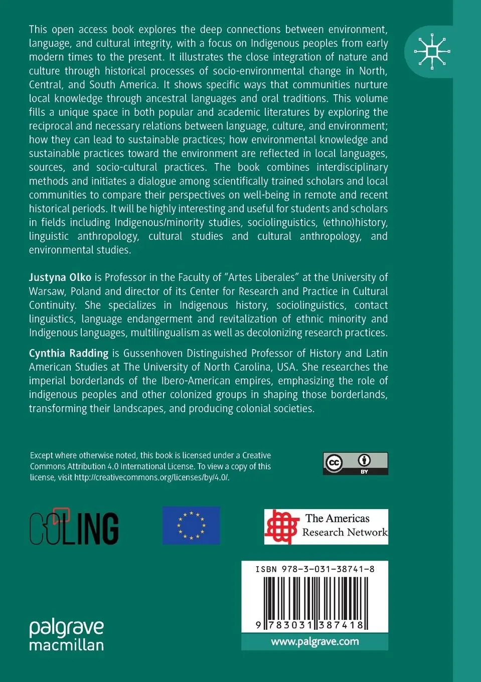 Rückseite: 9783031387418 | Living with Nature, Cherishing Language | Justyna Olko (u. a.) | Buch