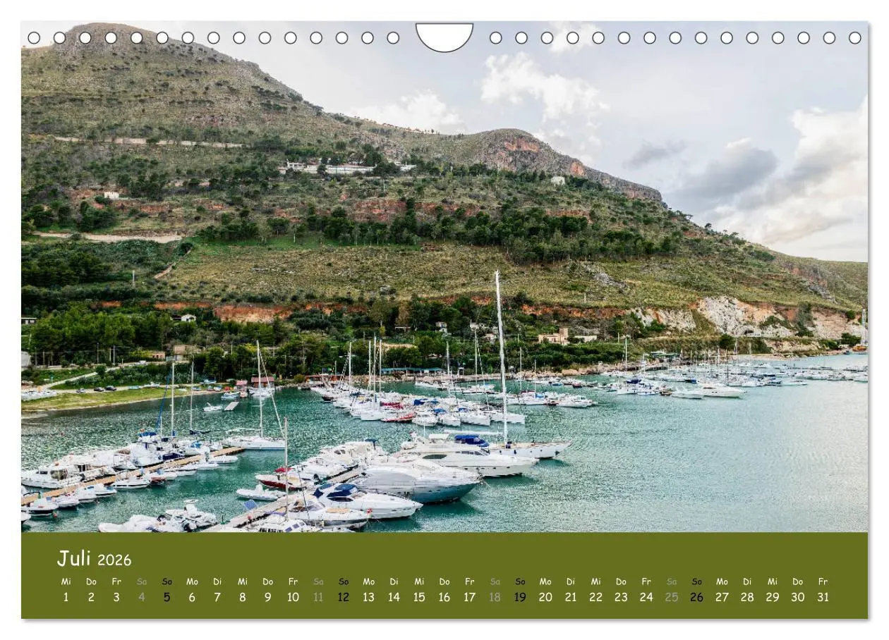 Bild: 9783457707418 | Traumhaftes Sizilien (Wandkalender 2026 DIN A4 quer), CALVENDO...