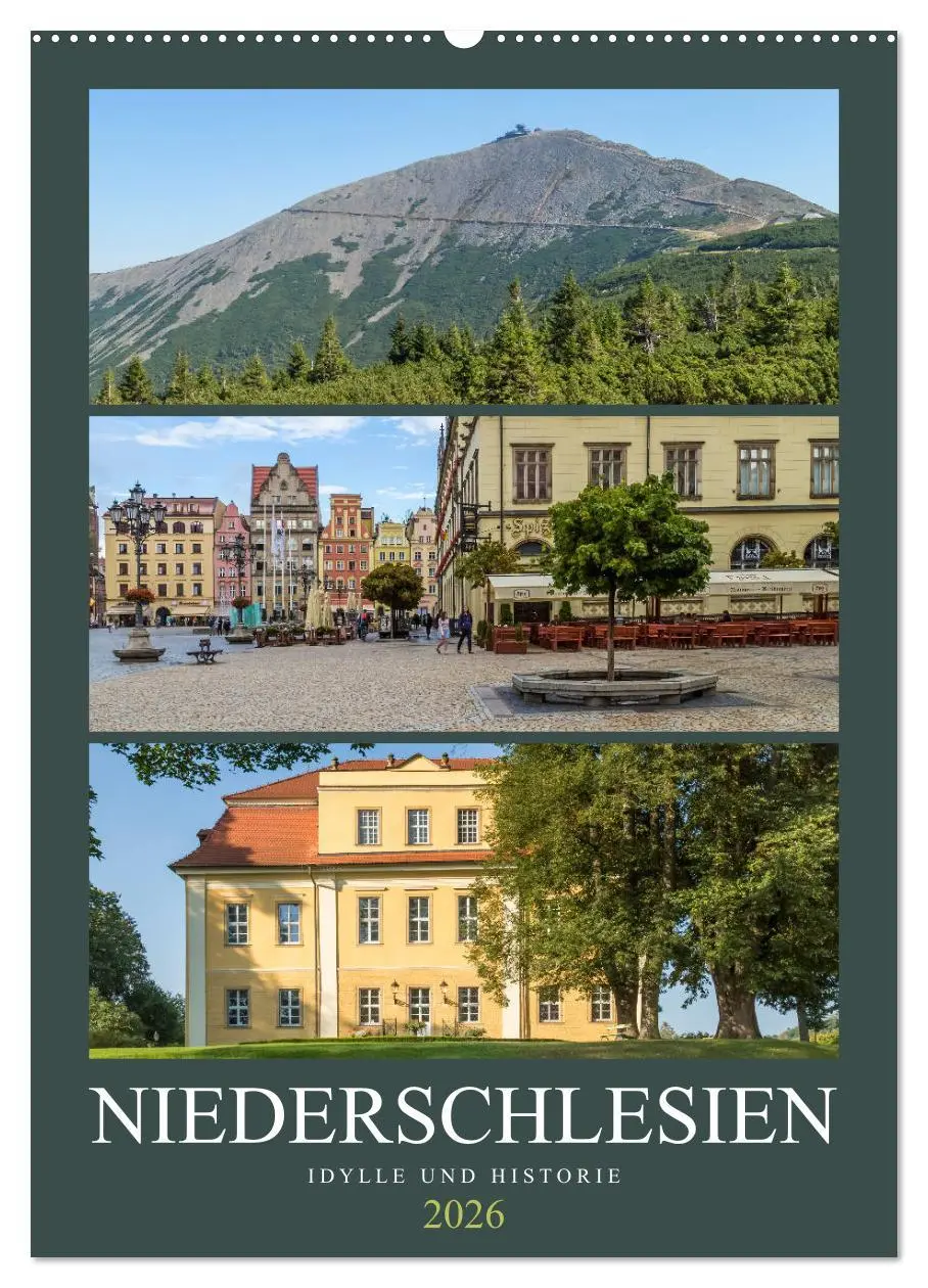 Cover: 9783516417418 | NIEDERSCHLESIEN Idylle und Historie (Wandkalender 2026 DIN A2...