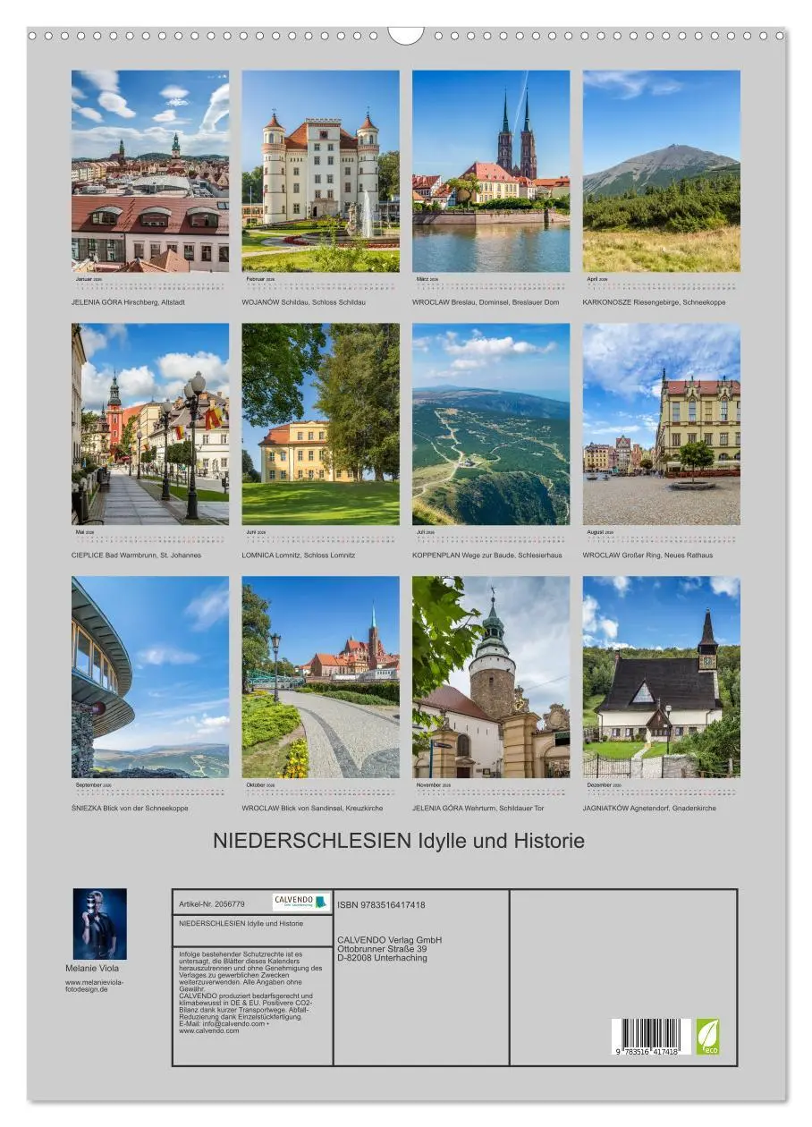Bild: 9783516417418 | NIEDERSCHLESIEN Idylle und Historie (Wandkalender 2026 DIN A2...
