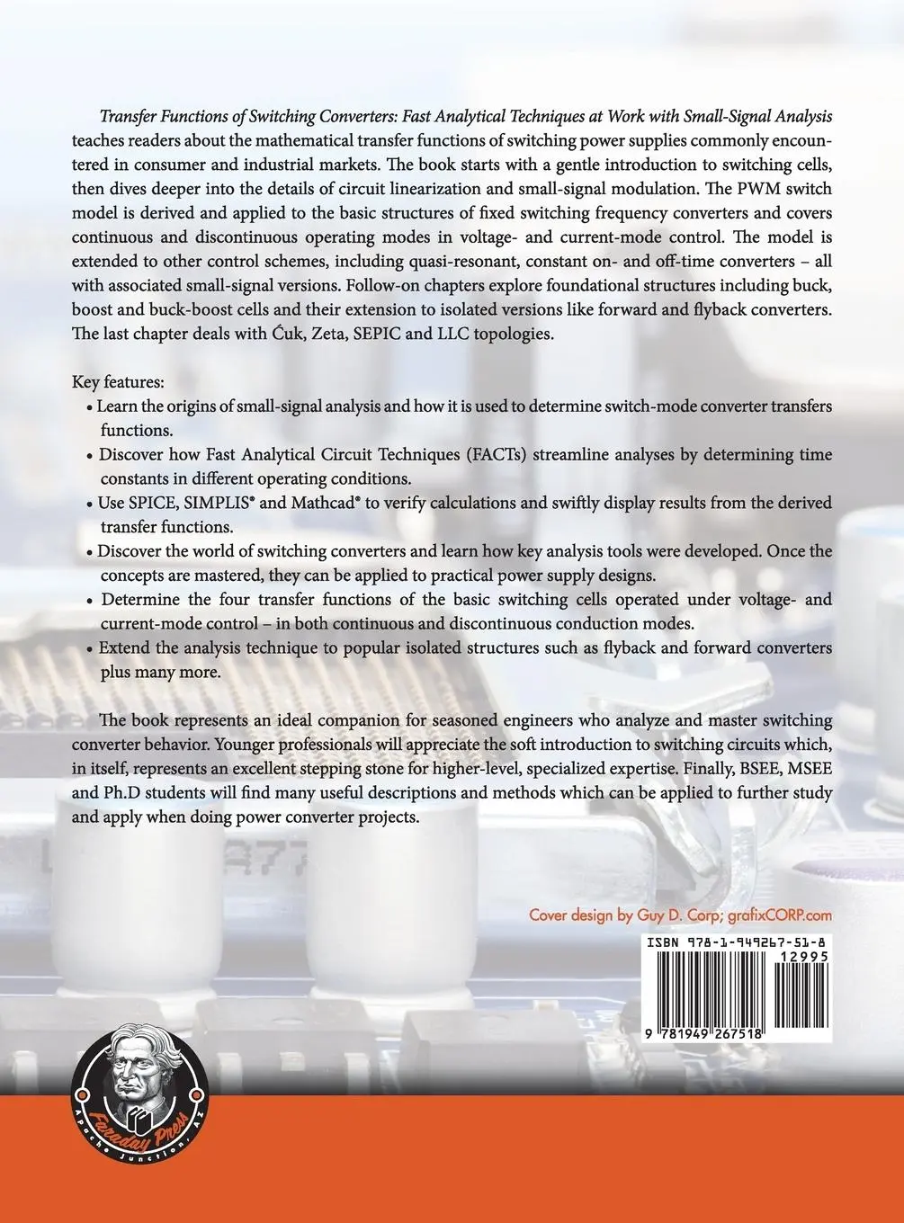 Rückseite: 9781949267518 | Transfer Functions of Switching Converters | Christophe P. Basso
