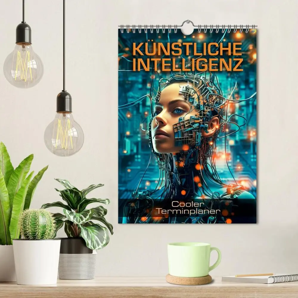 Bild: 9783435847518 | KÜNSTLICHE INTELLIGENZ Cooler Terminplaner (Wandkalender 2025 DIN...