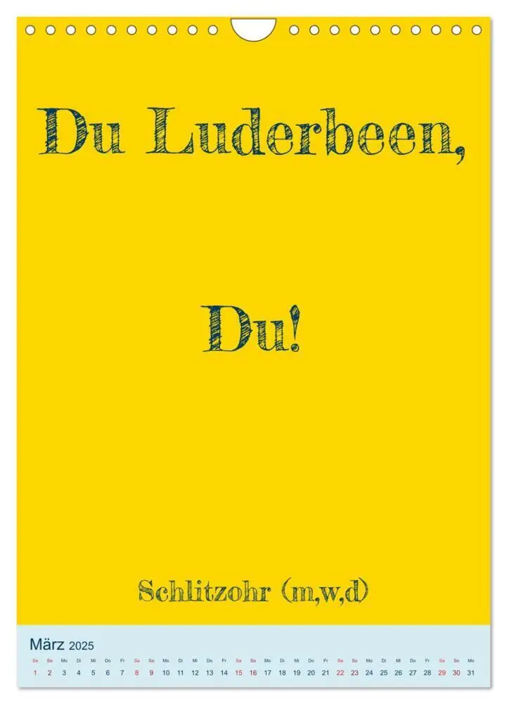 Bild: 9783435917518 | Humorvoller Mundartkalender Sachsen (Wandkalender 2025 DIN A4...
