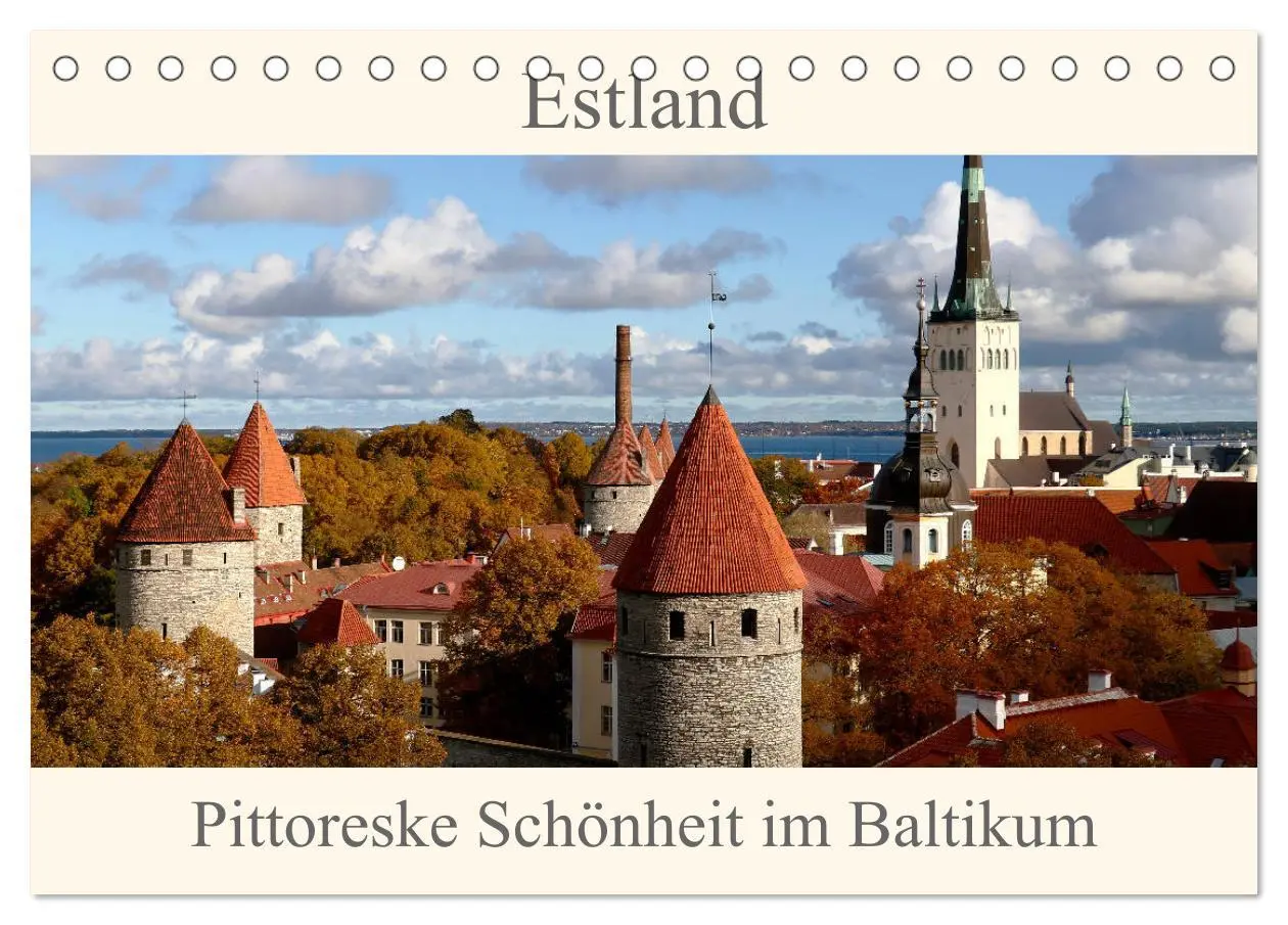 Cover: 9783457937518 | Estland - Pittoreske Schönheit im Baltikum (Tischkalender 2026 DIN...
