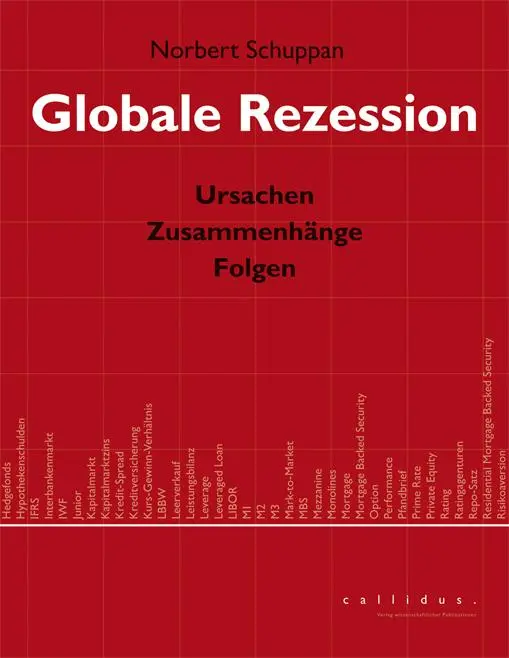 Cover: 9783940677518 | Globale Rezession | Ursachen - Zusammenhänge - Folgen | Schuppan