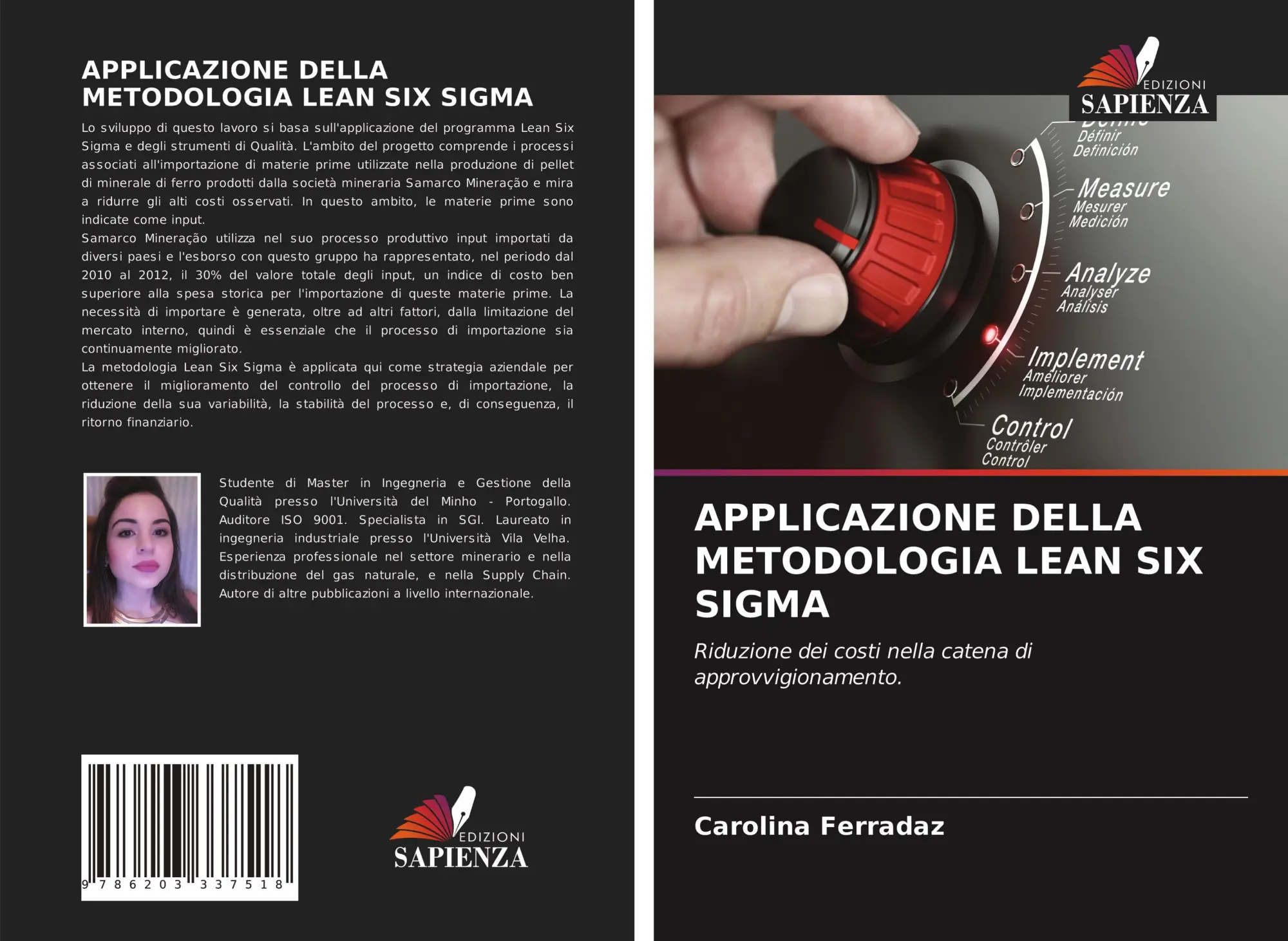 Cover: 9786203337518 | APPLICAZIONE DELLA METODOLOGIA LEAN SIX SIGMA | Carolina Ferradaz