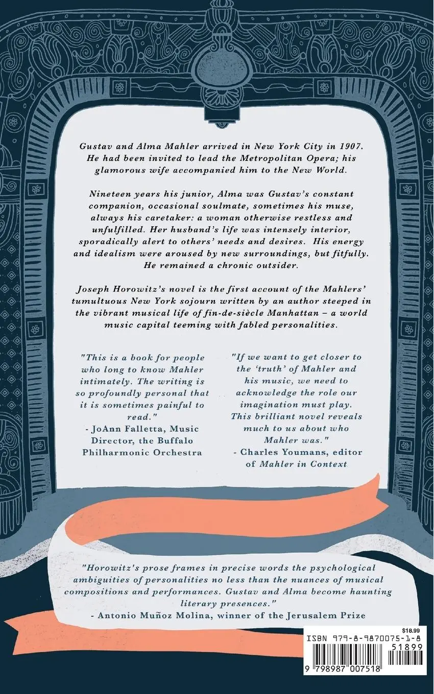 Rückseite: 9798987007518 | The Marriage | The Mahlers in New York | Joseph Horowitz | Taschenbuch