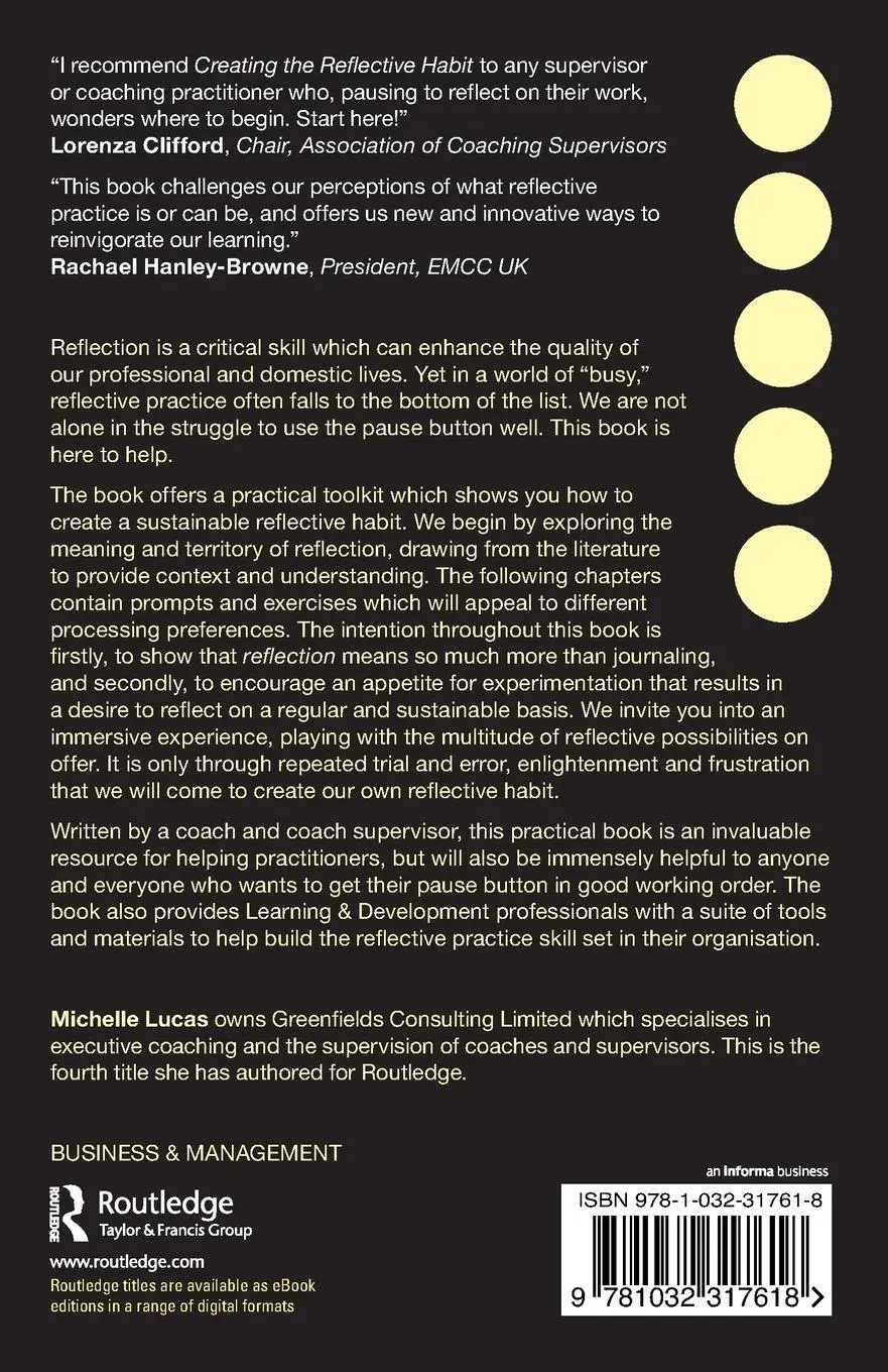 Rückseite: 9781032317618 | Creating the Reflective Habit | Michelle Lucas | Taschenbuch | 2023