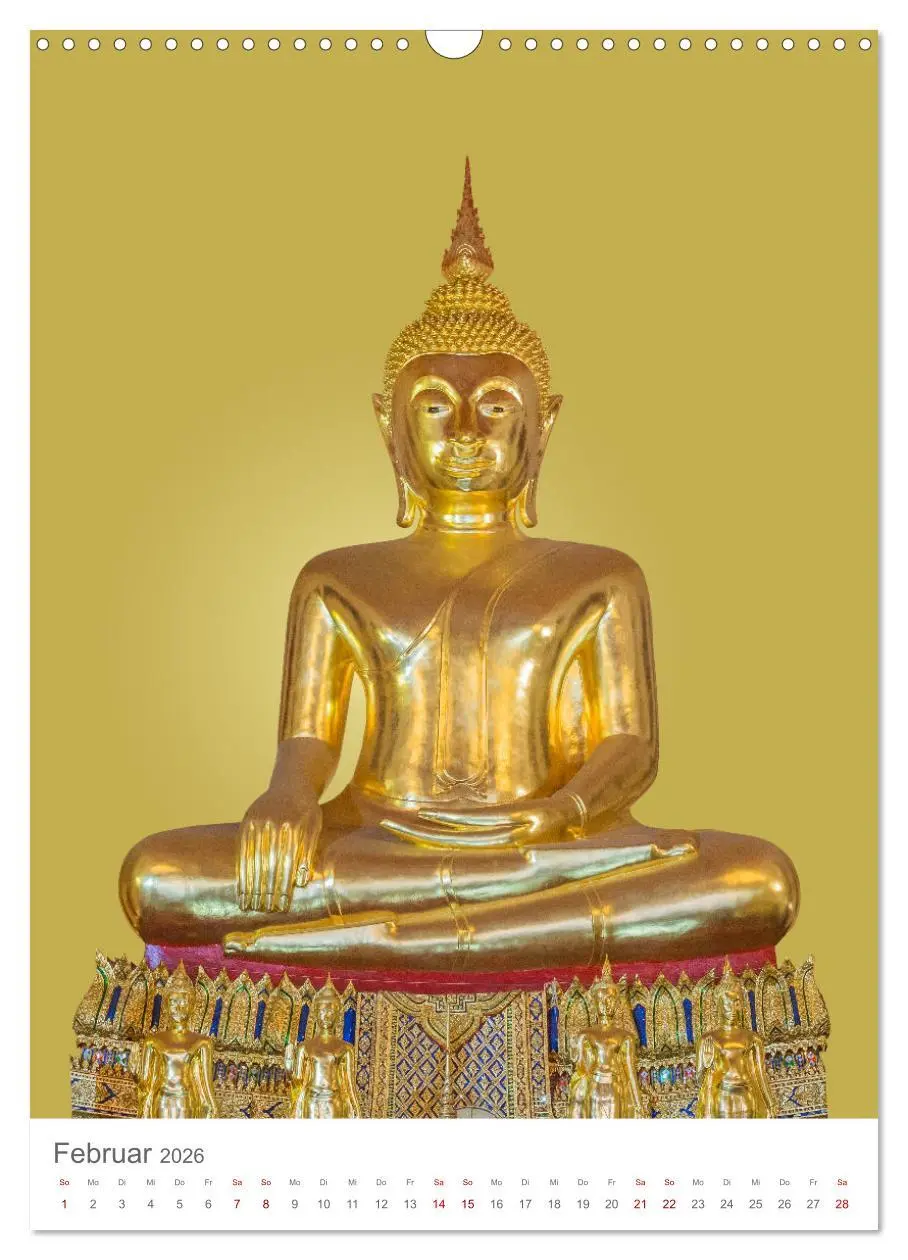 Bild: 9783516327618 | Buddha trägt Gold (Wandkalender 2026 DIN A3 hoch), CALVENDO...