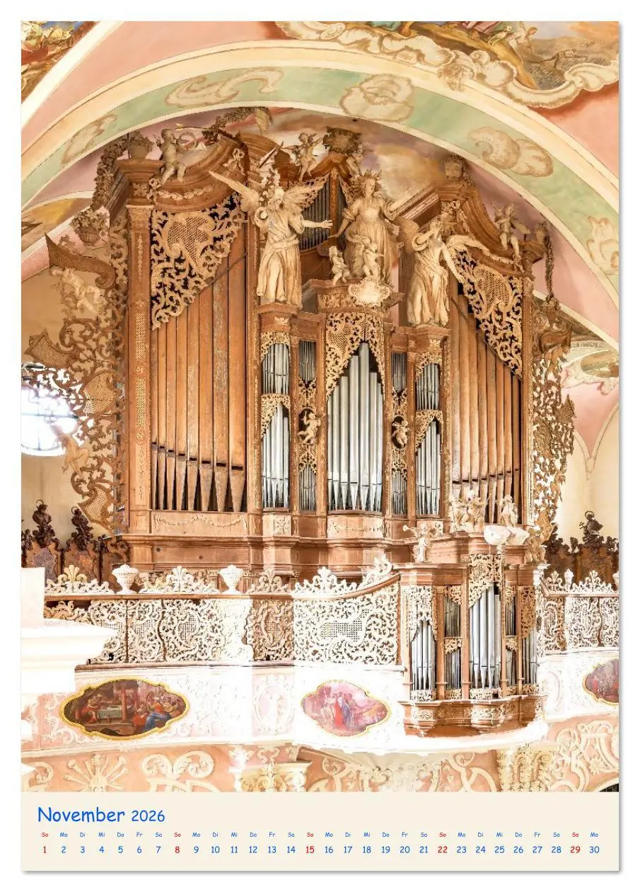 Bild: 9783516637618 | Orgel Giganten (Tischkalender 2026 DIN A5 hoch), CALVENDO...