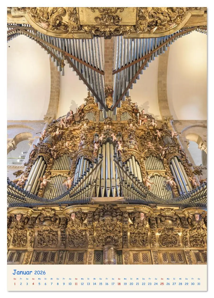 Bild: 9783516637618 | Orgel Giganten (Tischkalender 2026 DIN A5 hoch), CALVENDO...